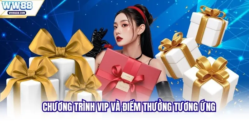 Chương trình VIP và điểm thưởng tương ứng