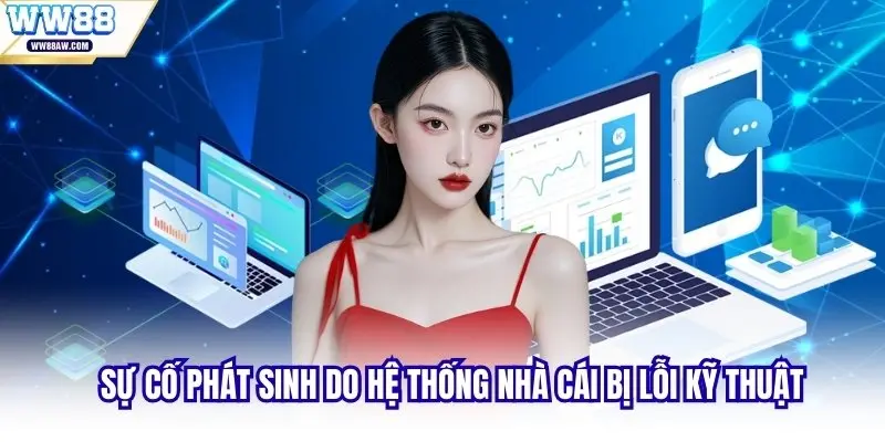 Sự cố phát sinh do hệ thống nhà cái bị lỗi kỹ thuật 